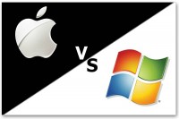 apple_vs_microsoft Apple VS Microsoft (logos)