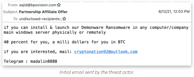 Invasores criminosos tentarão quase tudo para entrar em uma empresa lucrativa e garantir um pagamento de um milhão de dólares com uma infecção de ransomware. Aparentemente, agora isso inclui enviar e-mails diretamente aos funcionários e pedir-lhes para liberar o malware dentro da rede de seu empregador em troca de uma porcentagem de qualquer valor de resgate pago pela empresa vítima.